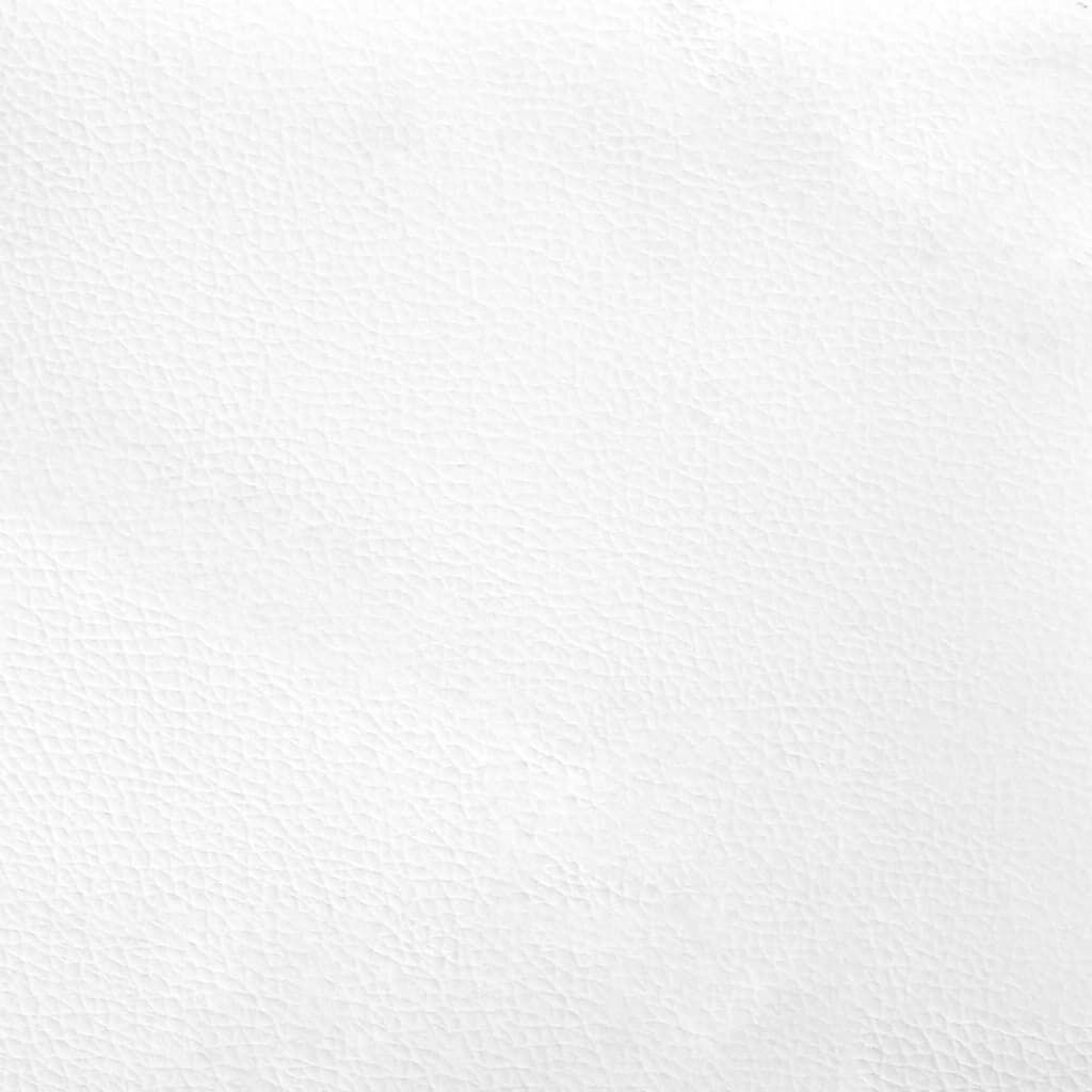 Headboard Cushion White and Black 152 cm Queen Faux Leather Price