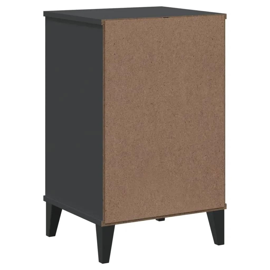 Bedside Cabinet VIKEN Anthracite Grey Engineered Wood Price