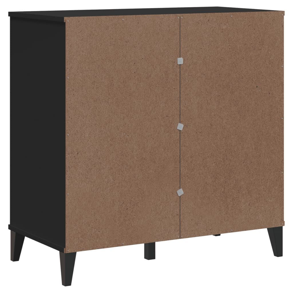 Sideboard VIKEN Black 80x40x80 cm Engineered Wood Price