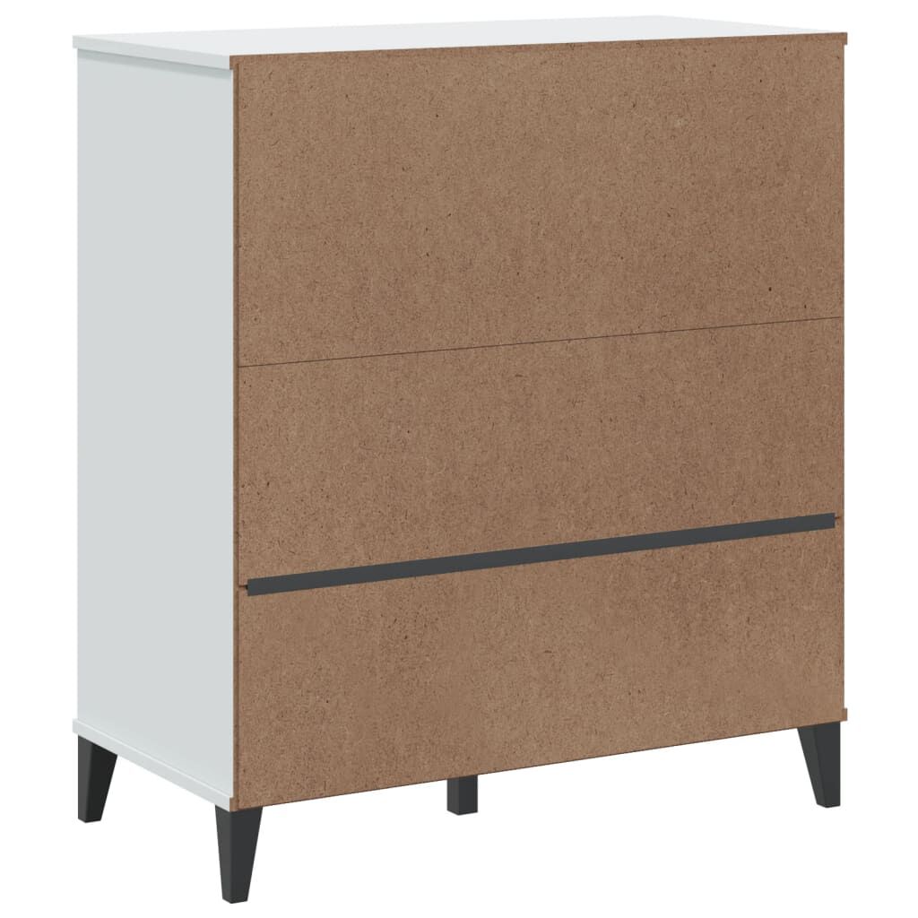 Bookcase VIKEN White 80x40x90 cm Engineered Wood Price