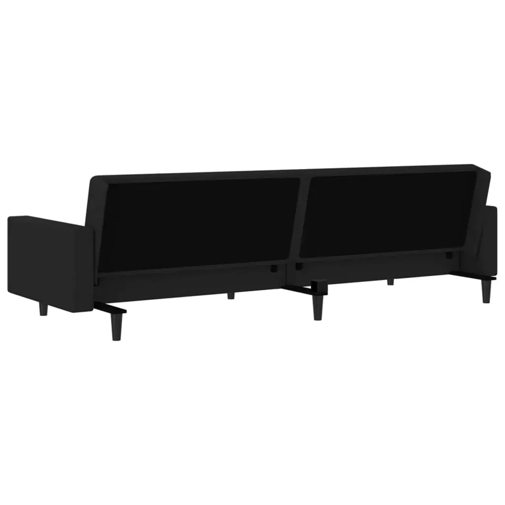 2-Seater Sofa Bed Black Velvet Price