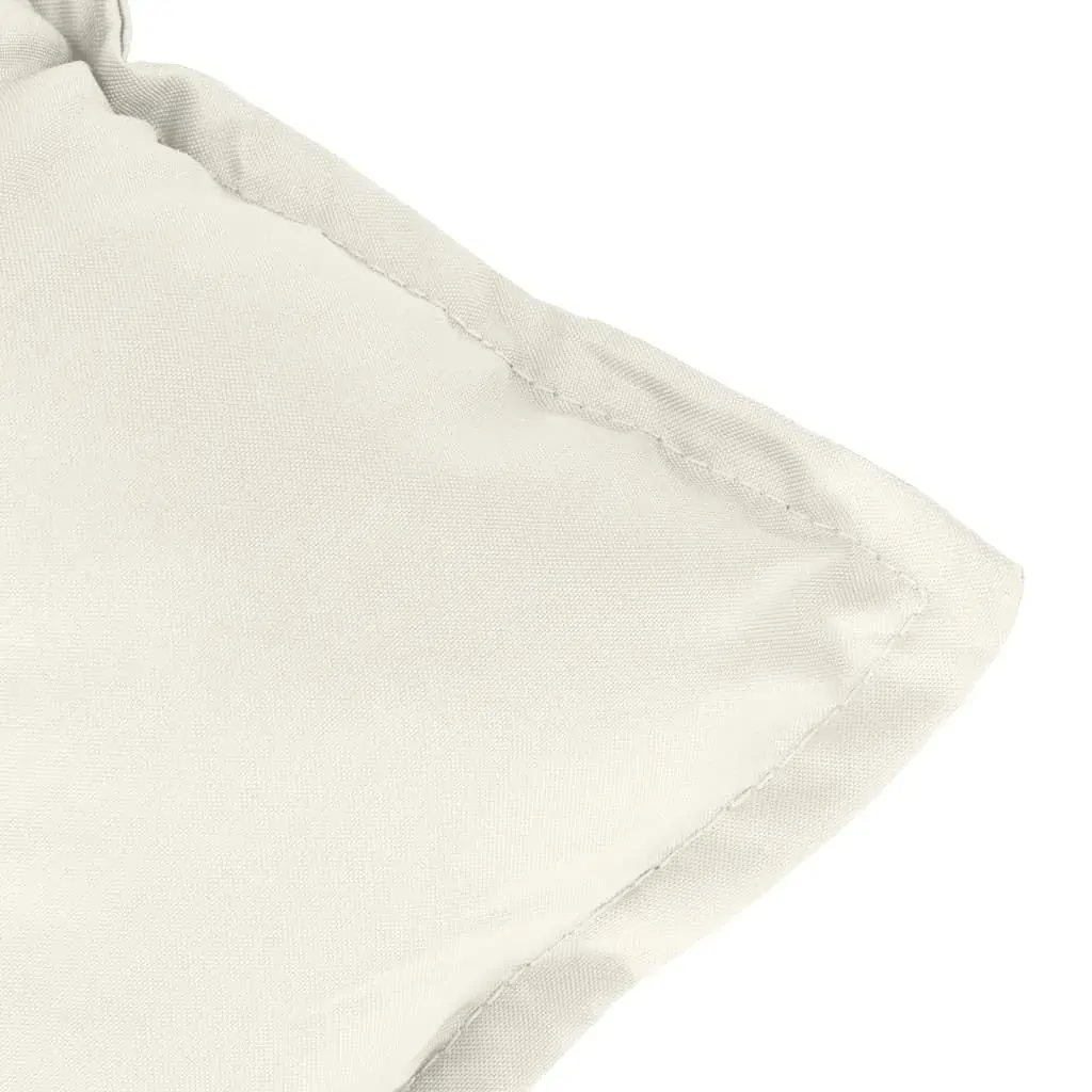 Garden Bench Cushions 2 pcs Melange Cream 100x50x7 cm Fabric Price