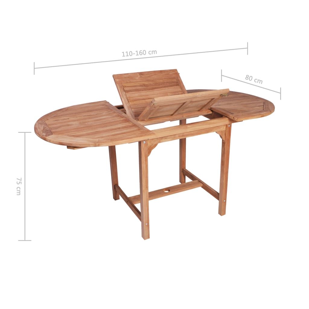 B-ware 7 Piece Outdoor Dining Set Solid Teak Price
