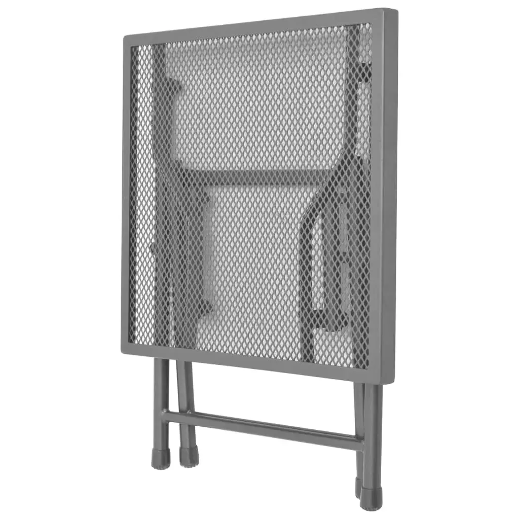Sun Loungers 2 pcs with Table Steel Anthracite Price