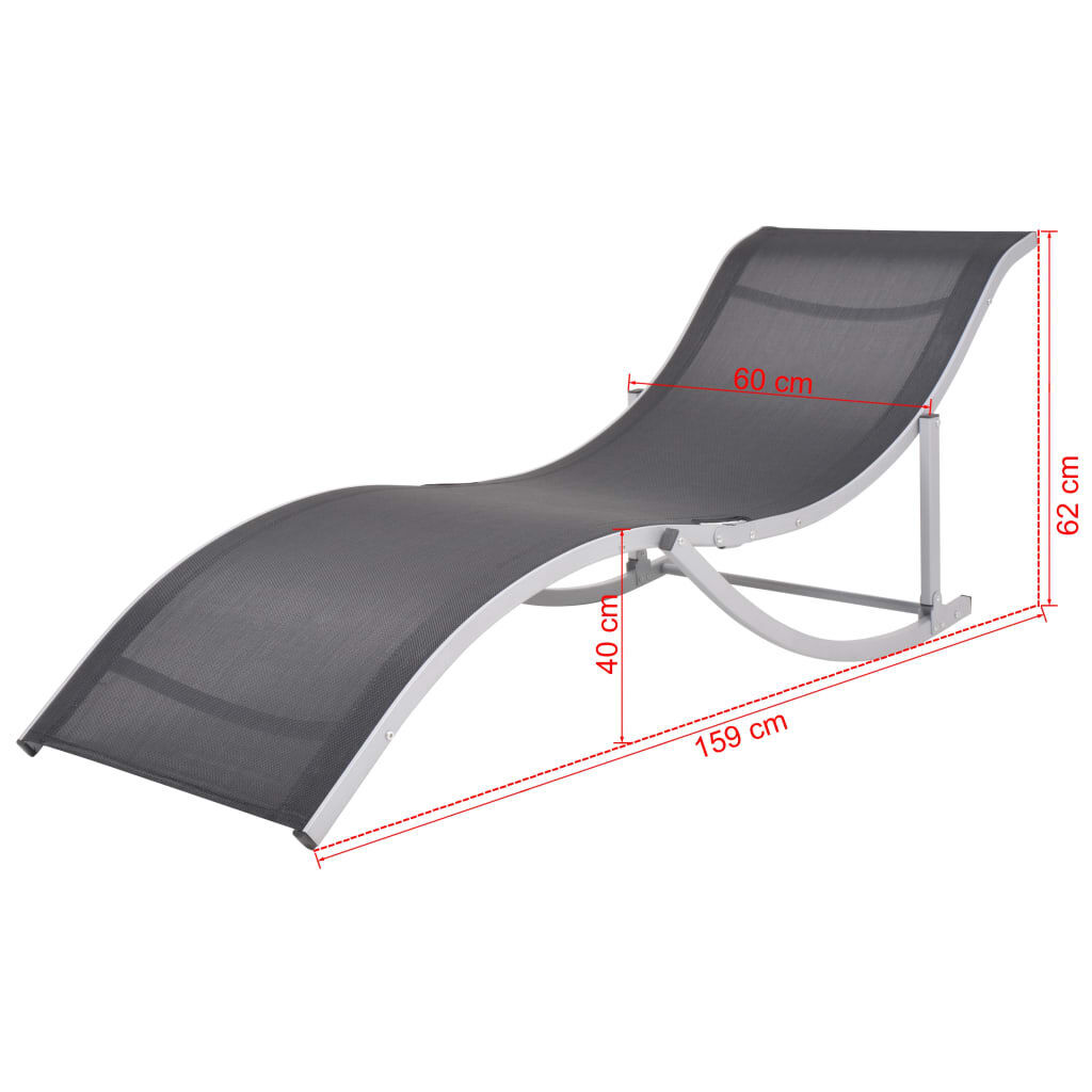 Curve lounge 2pcs black grey Price