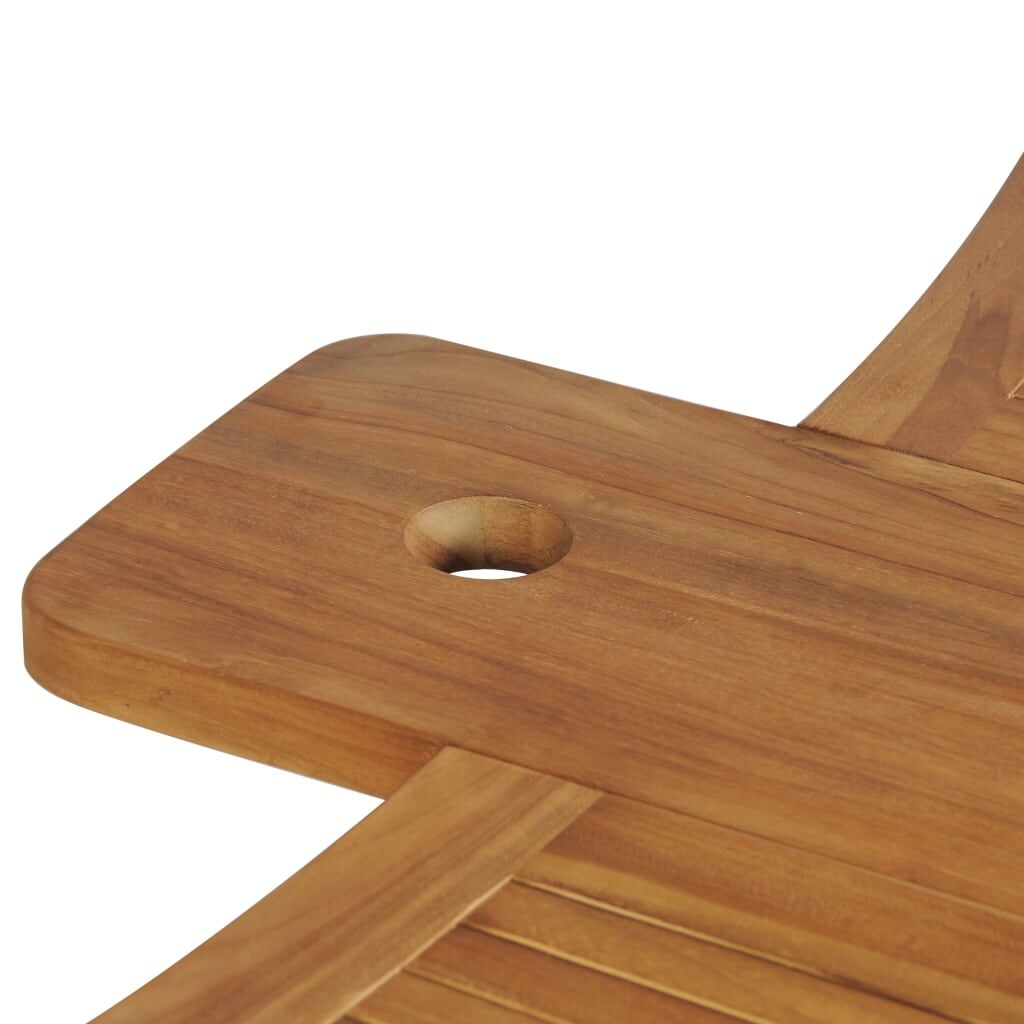 Folding Bar Table 155x53x105 cm Solid Teak Wood Price
