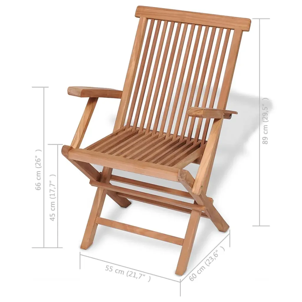 5 Piece Garden Dining Set Solid Teak Wood Price