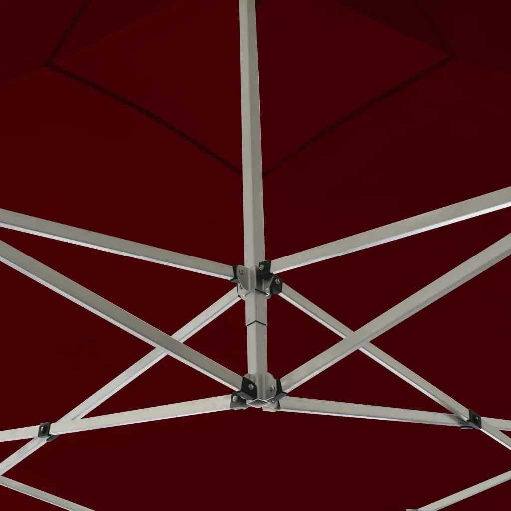 Professional Folding Party Tent with Walls Aluminium 3x3 m Wine Red Price