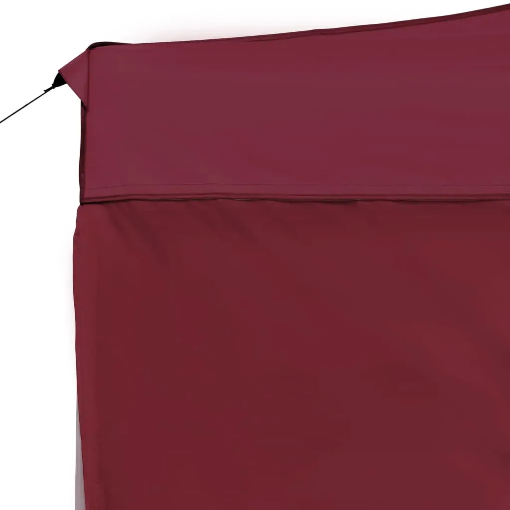 Professional Folding Party Tent with Walls Aluminium 4.5x3 m Wine Red Price