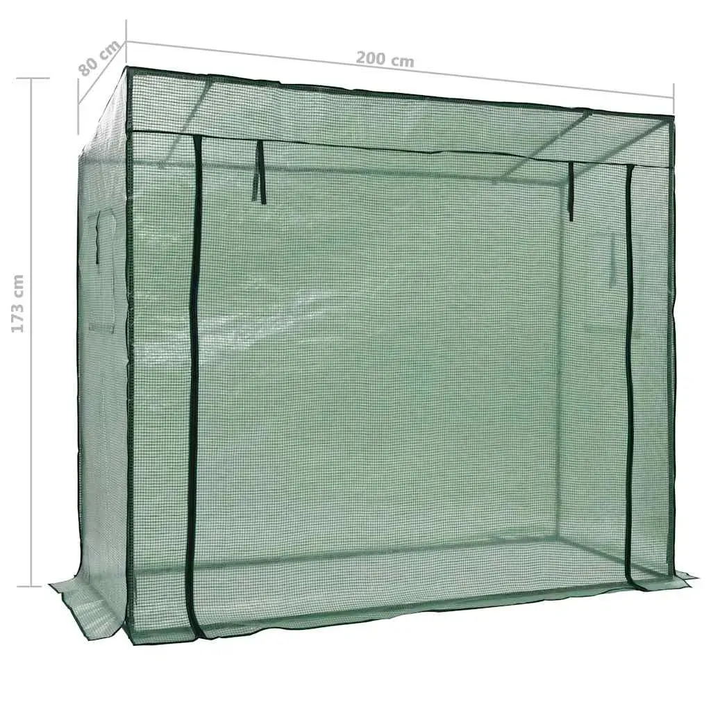 Walk-in Greenhouse 200x80x173 cm Price