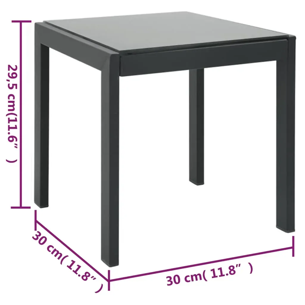 Sun Loungers 2 pcs with Table Textilene and Steel Price