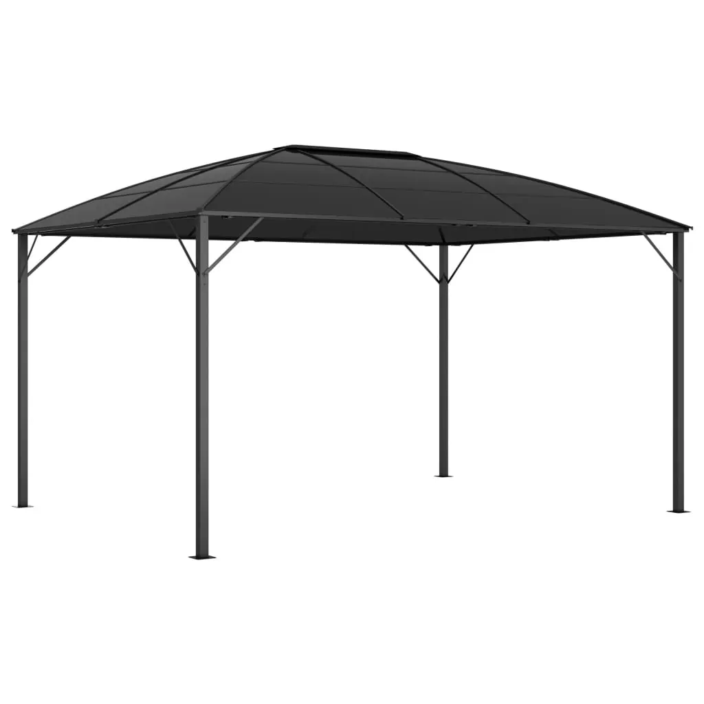 Gazebo with Curtains 400x300x265 cm Anthracite Price