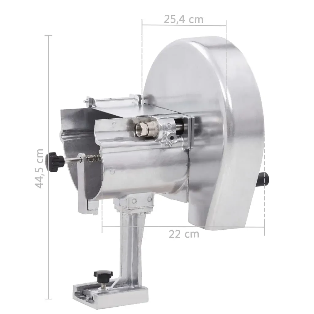 Manual Vegetable Cutter Silver 22x44.5 cm Aluminum Price