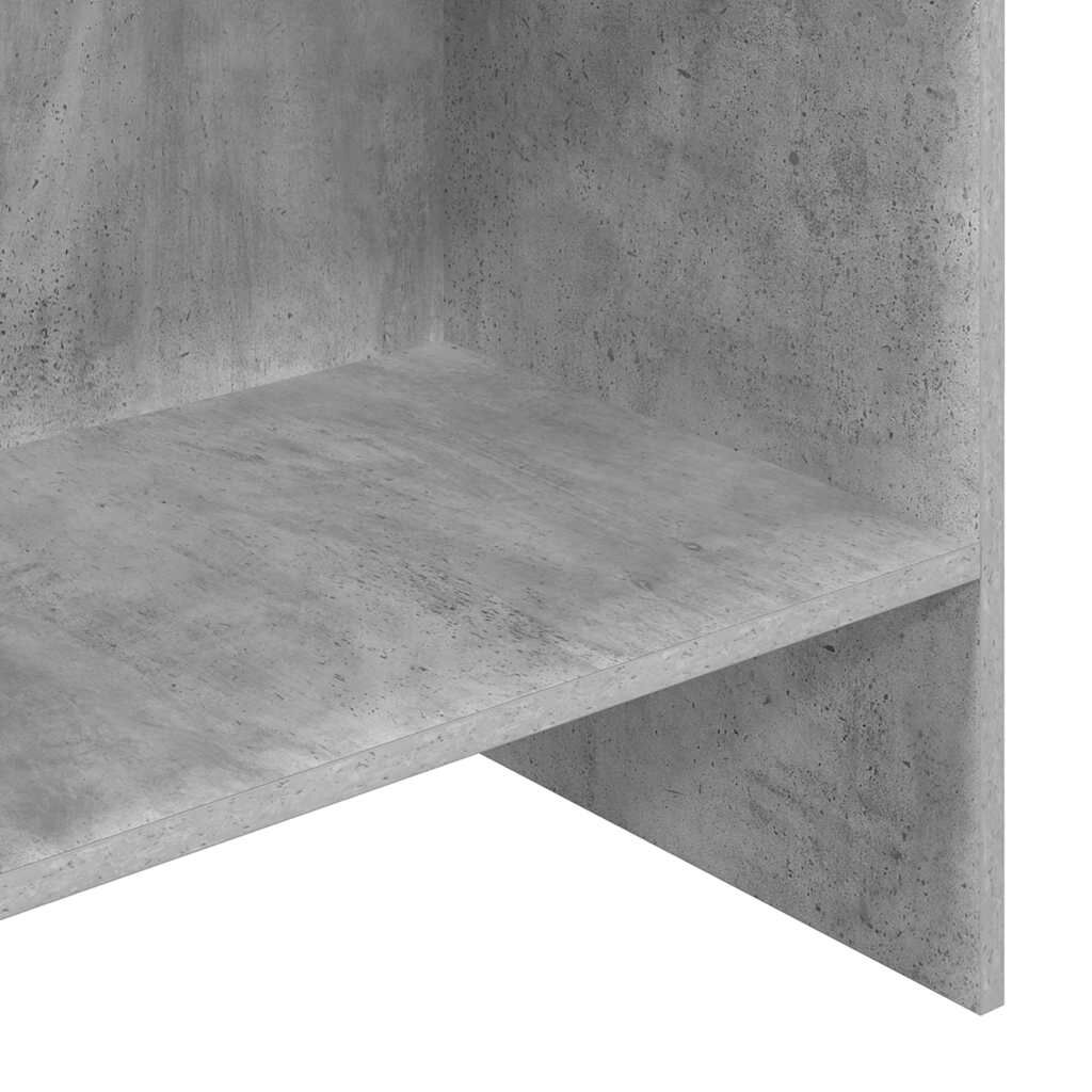 Book Cabinet Concrete Grey 60x35x180 cm Engineered Wood Price