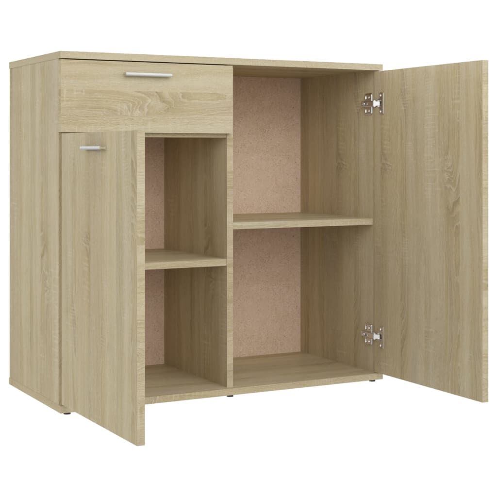 Sideboard Sonoma Oak 80x36x75 cm Engineered Wood Price