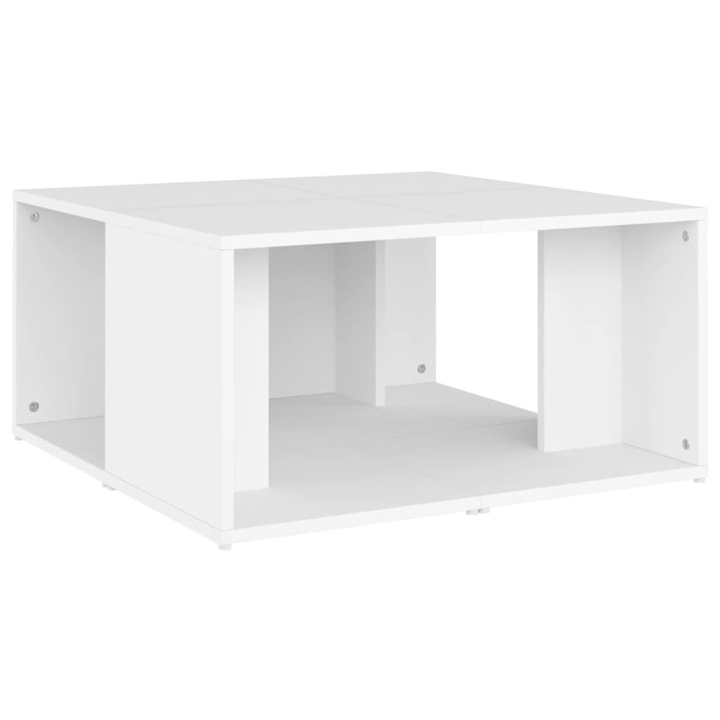 Coffee Tables 4 pcs White 33x33x33 cm Engineered Wood Price