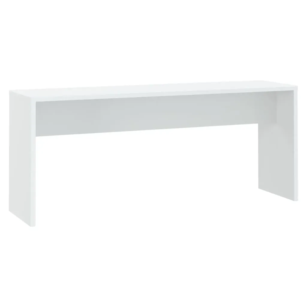3 Piece Dining Set White Engineered Wood Price