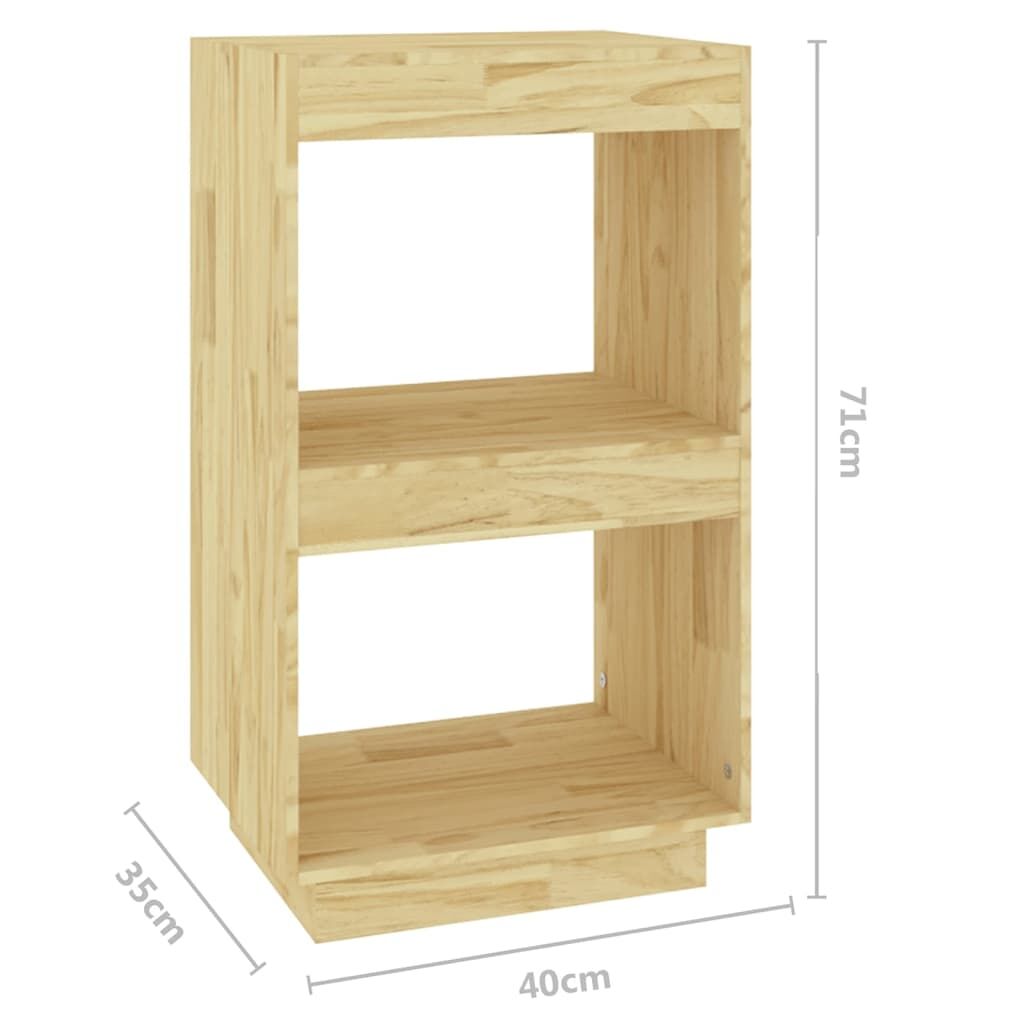 Book Cabinet 40x35x71 cm Solid Pinewood Price