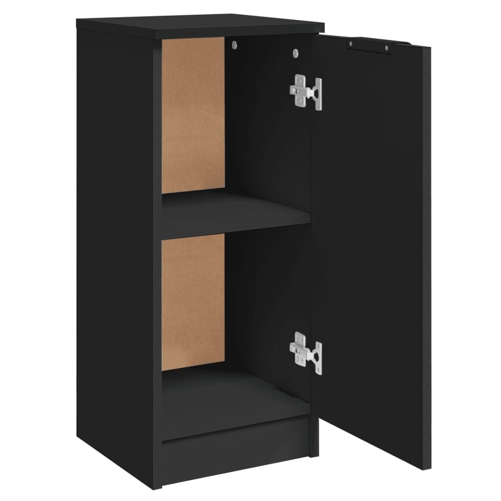 Sideboards 2 pcs Black 30x30x70 cm Engineered Wood Price