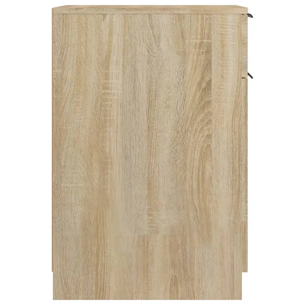 Desk Cabinet Sonoma Oak 33.5x50x75 cm Engineered Wood Price