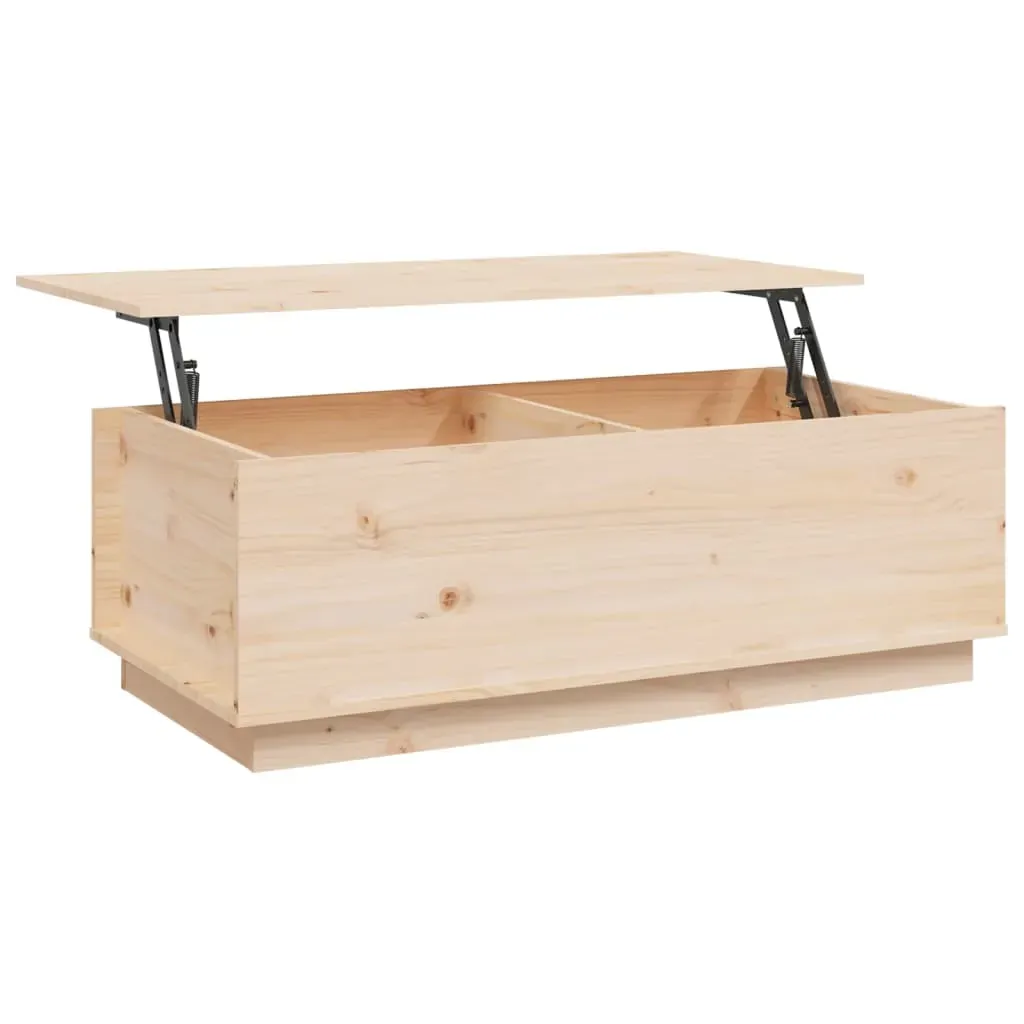 Coffee Table 100x50x35 cm Solid Wood Pine Price