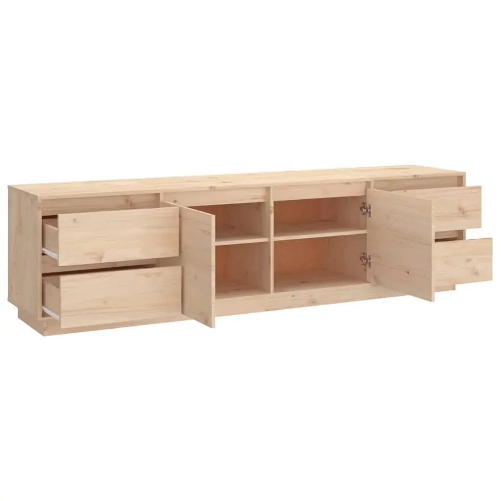 TV Cabinet 176x37x47.5 cm Solid Wood Pine Price