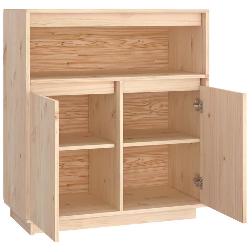 Sideboard 70x34x80 cm Solid Wood Pine Price