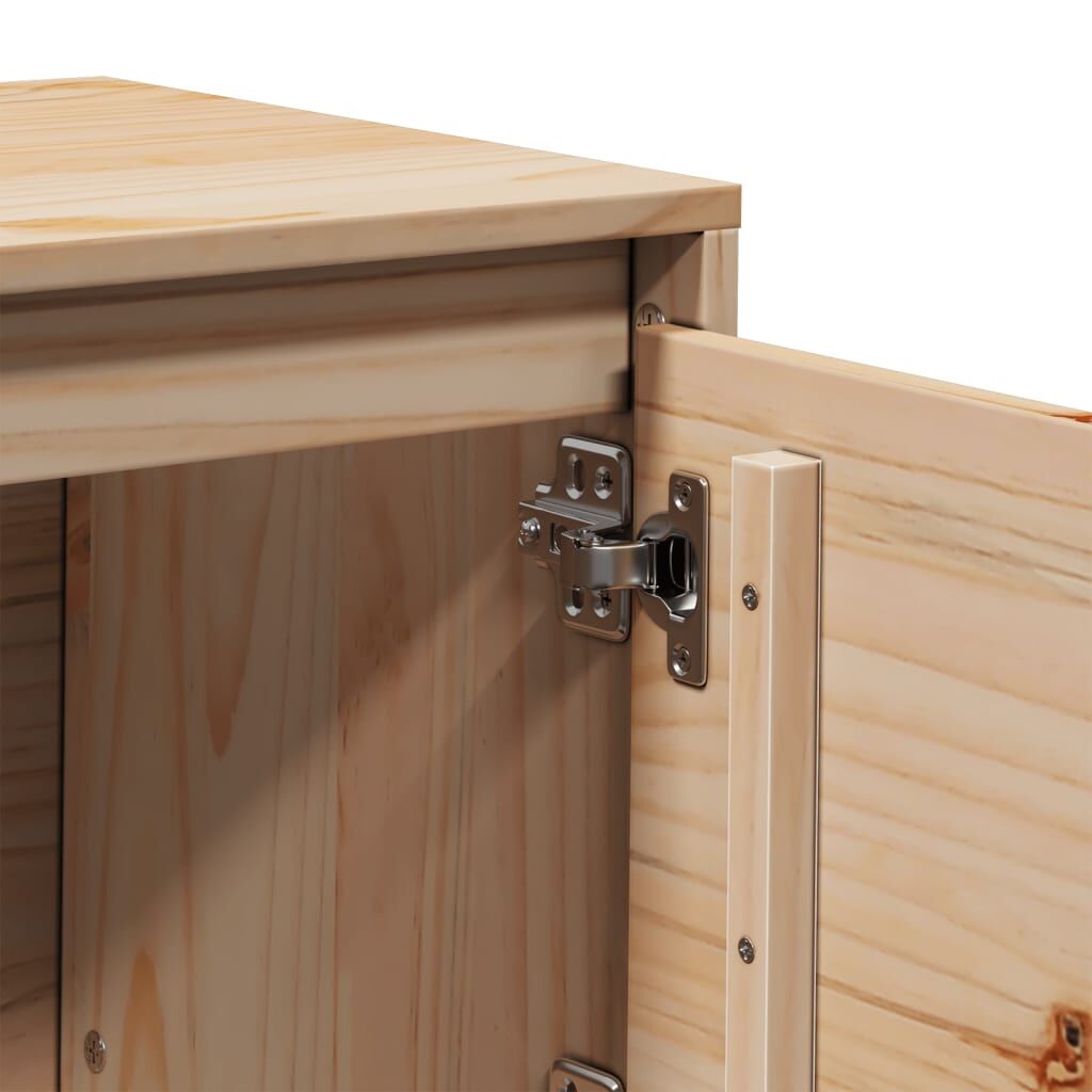 TV Cabinet 156x37x45 cm Solid Wood Pine Price