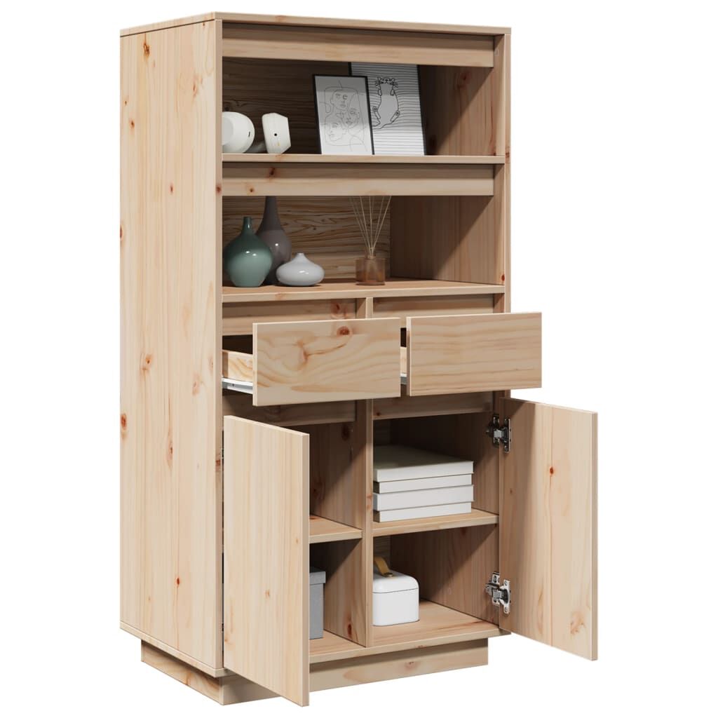 Highboard 60x40x116.5 cm Solid Wood Pine Price
