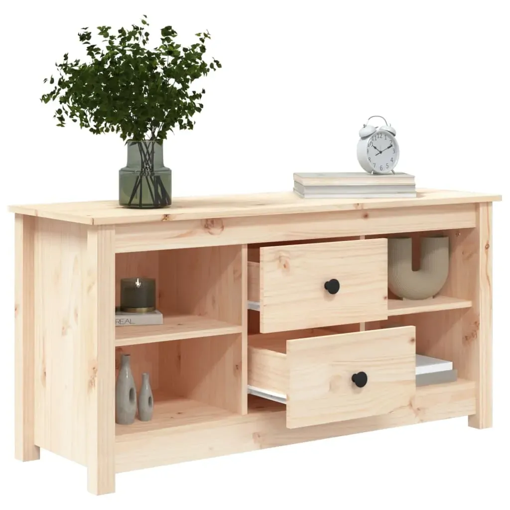 TV Cabinet 103x36.5x52 cm Solid Wood Pine Price