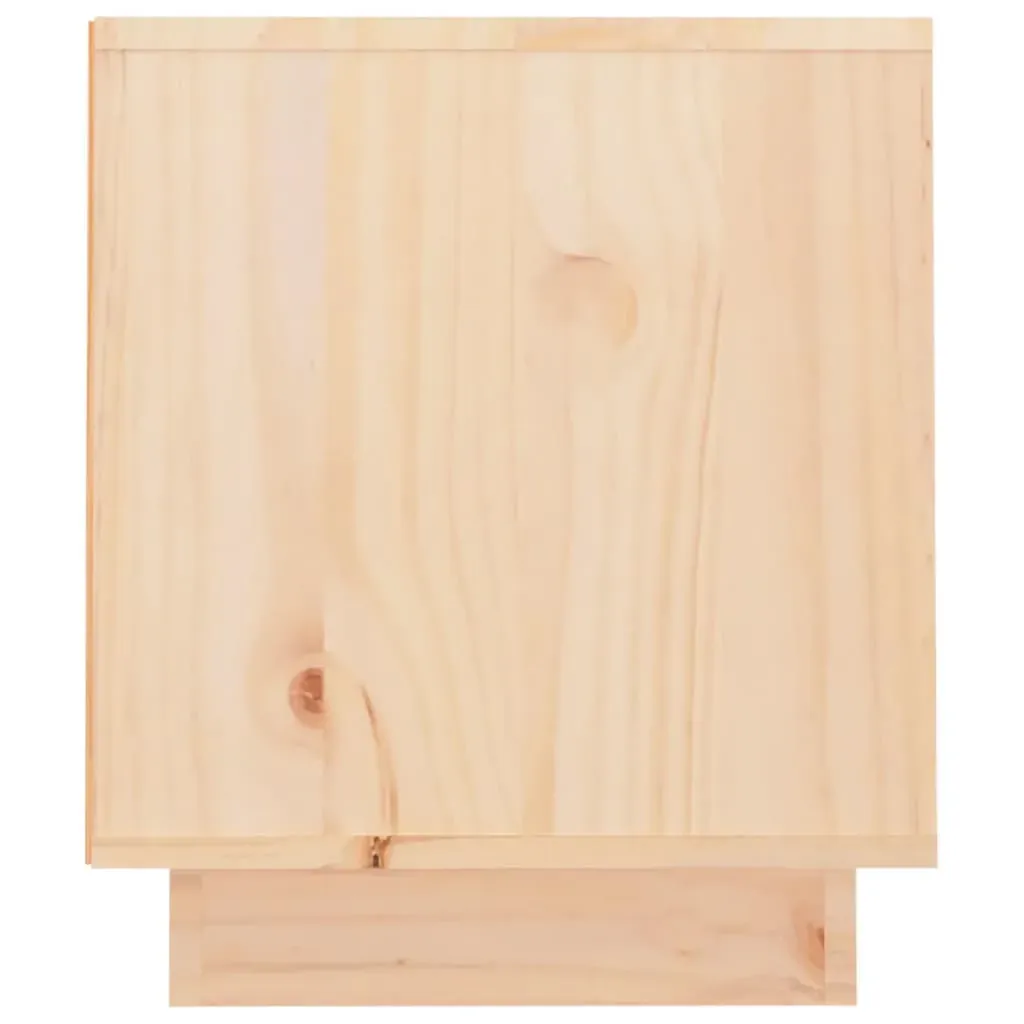 TV Cabinet 70x34x40 cm Solid Wood Pine Price