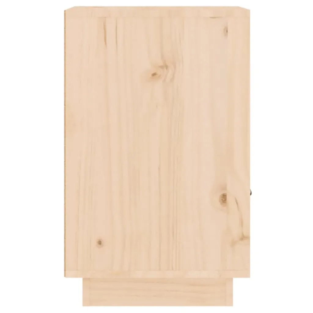 Bedside Cabinets 2 pcs 40x34x55 cm Solid Wood Pine Price