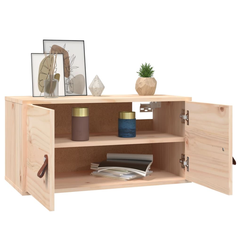 Wall Cabinets 2 pcs 60x30x30 cm Solid Wood Pine Price