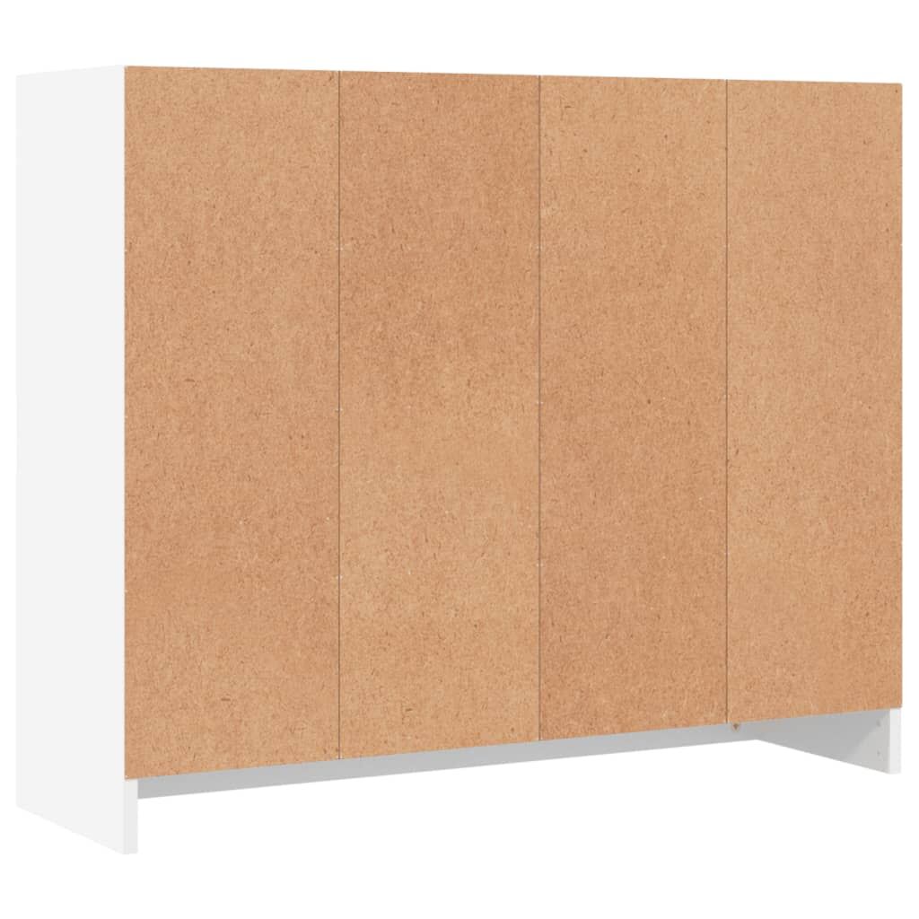 Sideboard White 91x28x75 cm Engineered Wood Price