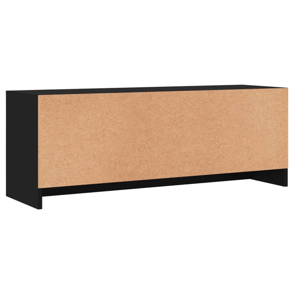 TV Cabinet Black 102x30x37.5 cm Engineered Wood Price