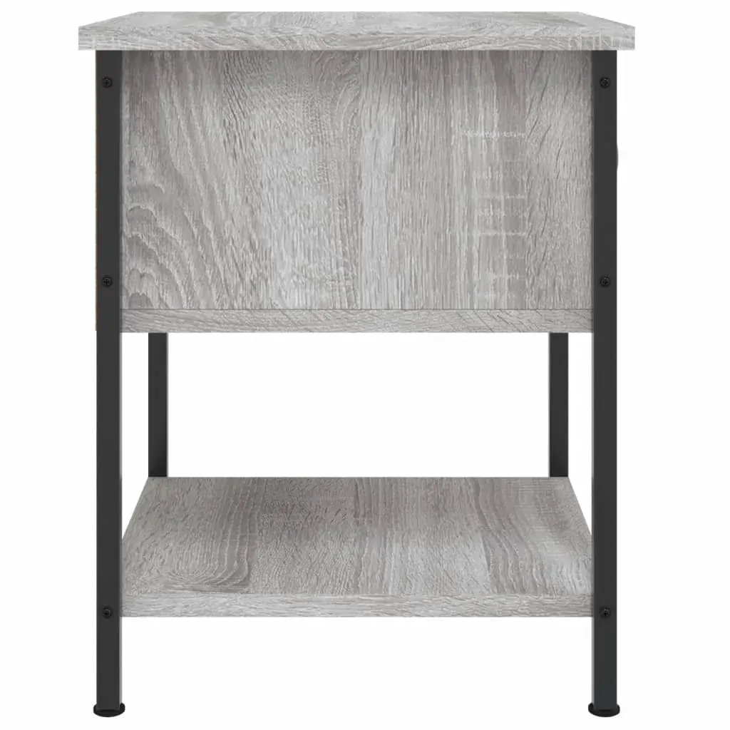 Bedside Tables 2 pcs Grey Sonoma 34x35.5x45 cm Engineered Wood Price