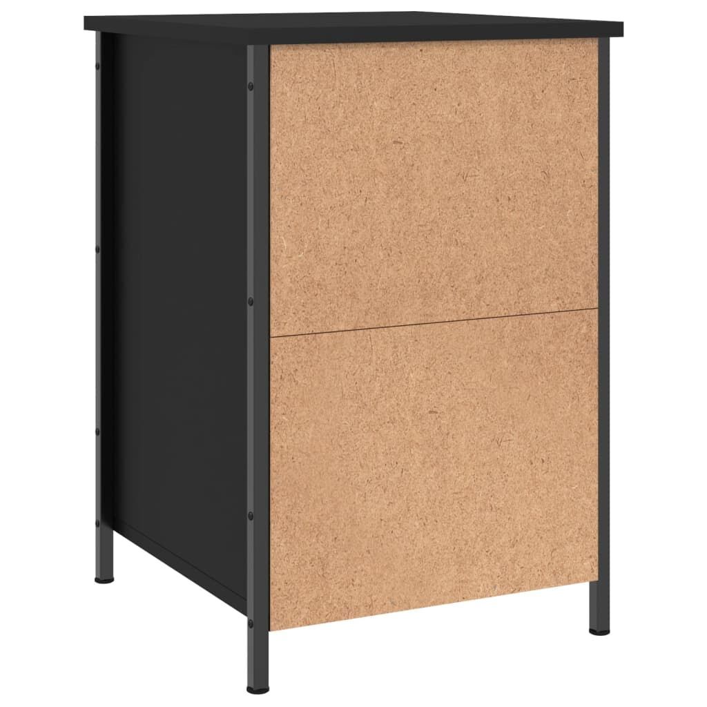 Bedside Cabinets 2 pcs Black 40x42x60 cm Engineered Wood Price