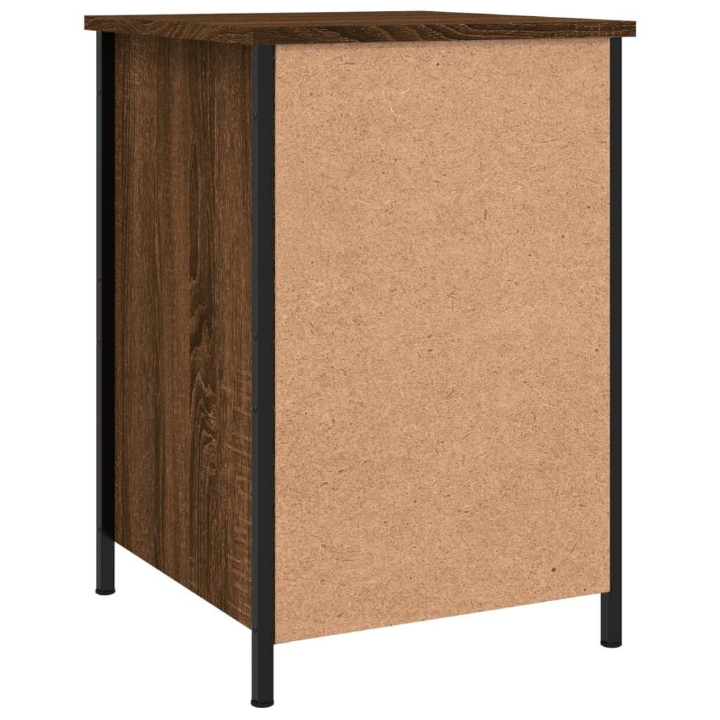 Bedside Cabinets 2 pcs Brown Oak 40x42x60 cm Engineered Wood Price