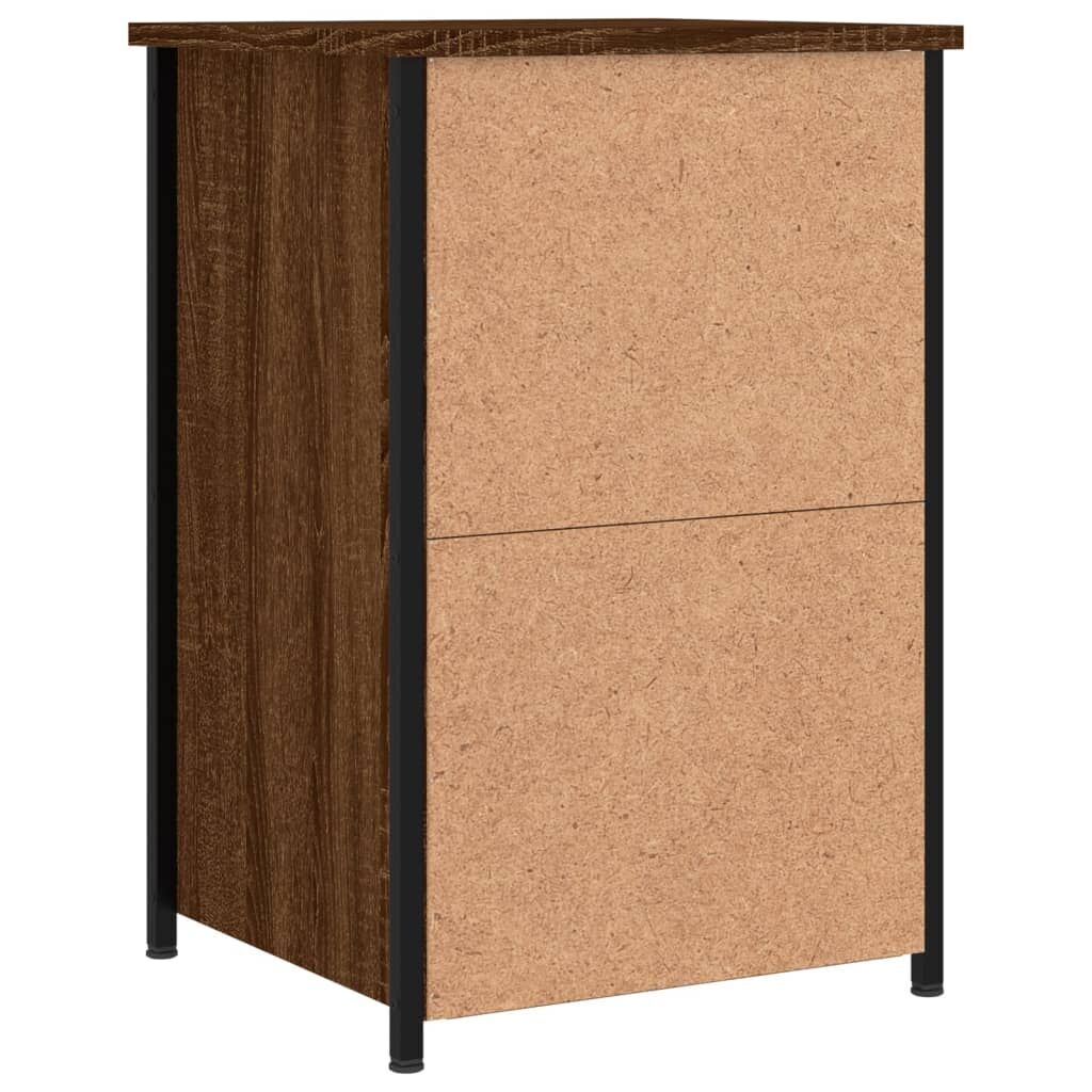 Bedside Cabinets 2 pcs Brown Oak 40x36x60 cm Engineered Wood Price