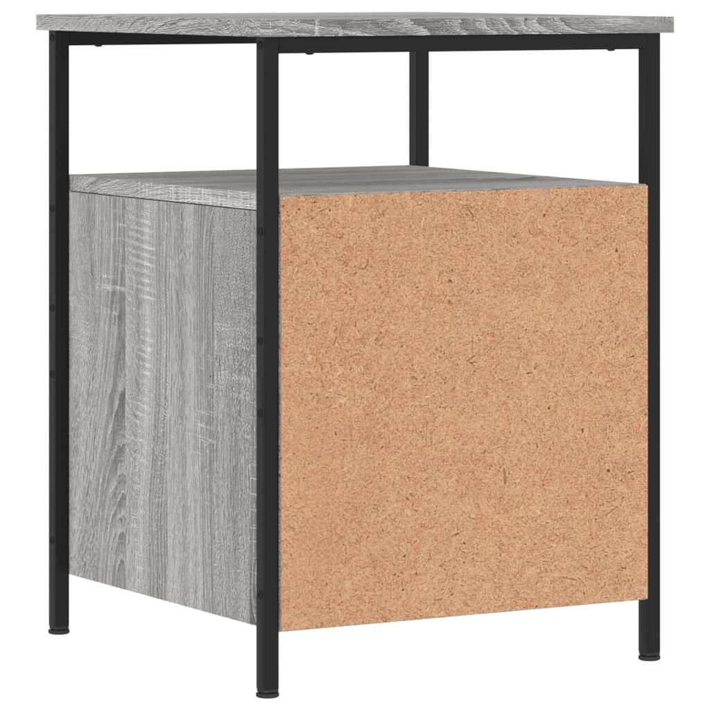 Bedside Cabinets 2 pcs Grey Sonoma 44x45x60 cm Engineered Wood Price