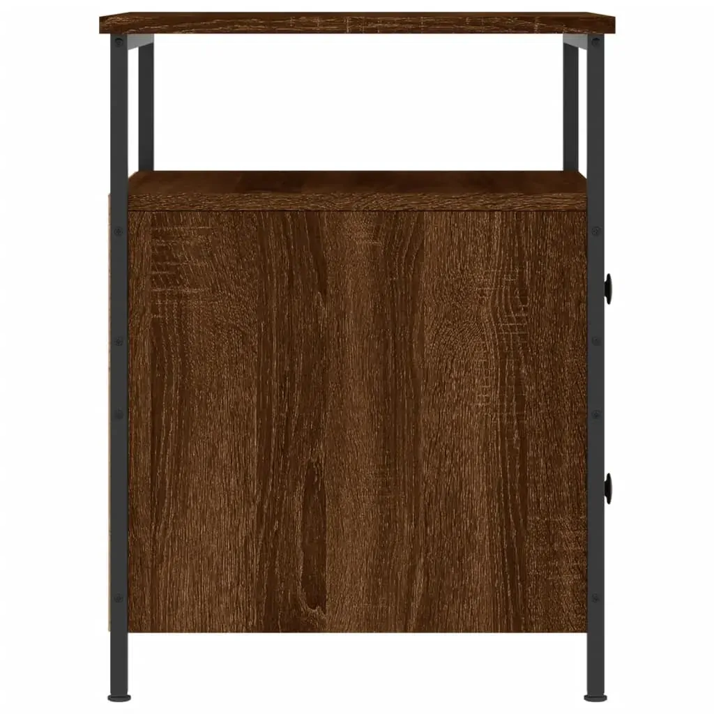 Bedside Cabinets 2 pcs Brown Oak 44x45x60 cm Engineered Wood Price