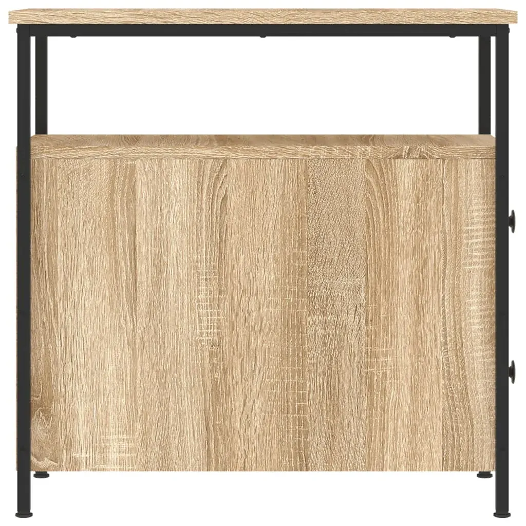Bedside Cabinets 2 pcs Sonoma Oak 30x60x60 cm Engineered Wood Price