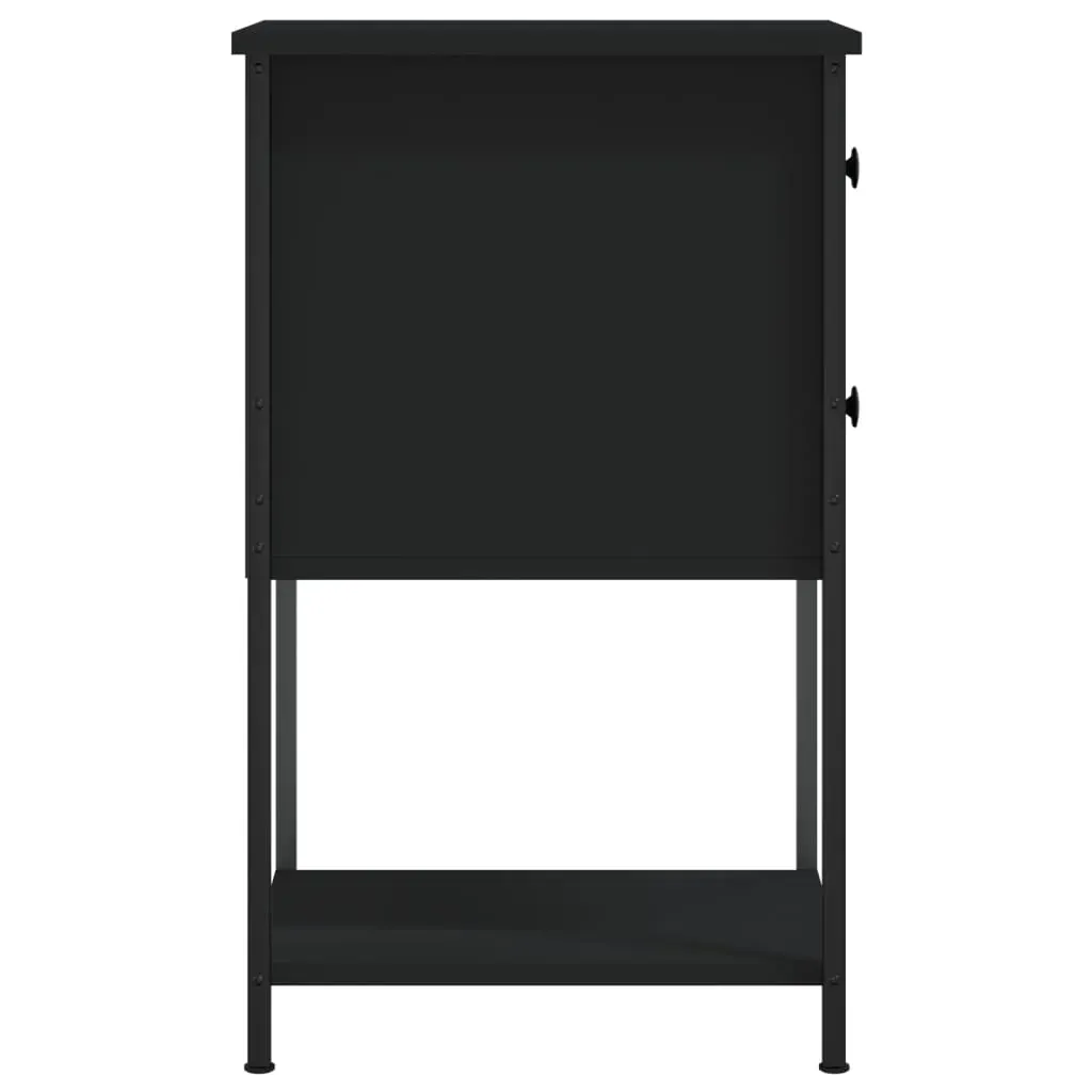 Bedside Cabinets 2 pcs Black 32x42x70 cm Engineered Wood Price