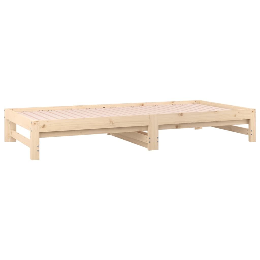 Pull-out Day Bed 2x(92x187) cm Solid Wood Pine Price