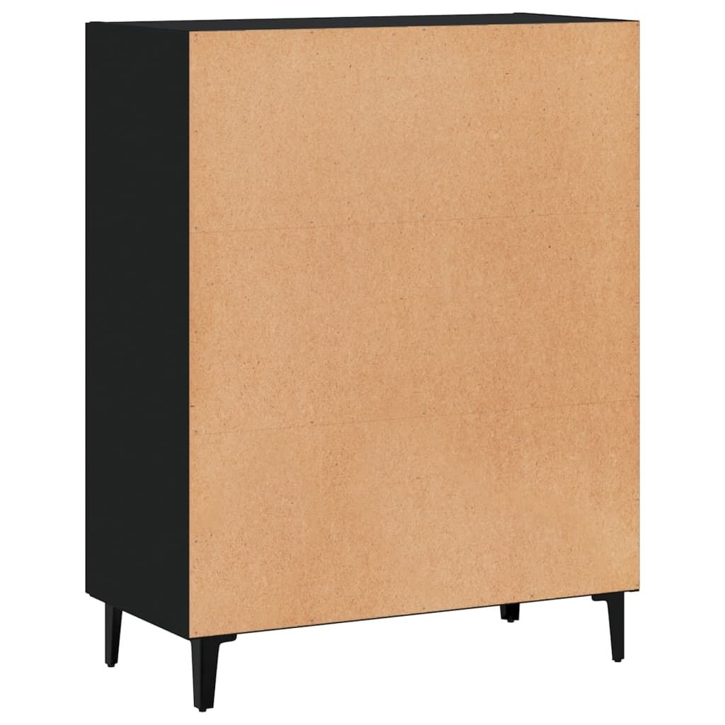 Sideboard Black 69.5x34x90 cm Engineered Wood Price