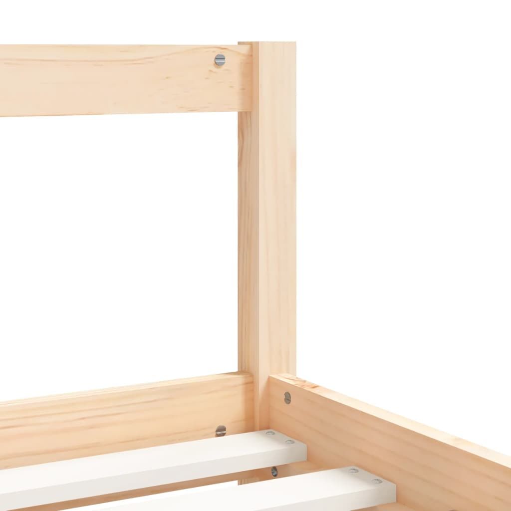 Kids Bed Frame with Drawers 90x190 cm Solid Wood Pine Price