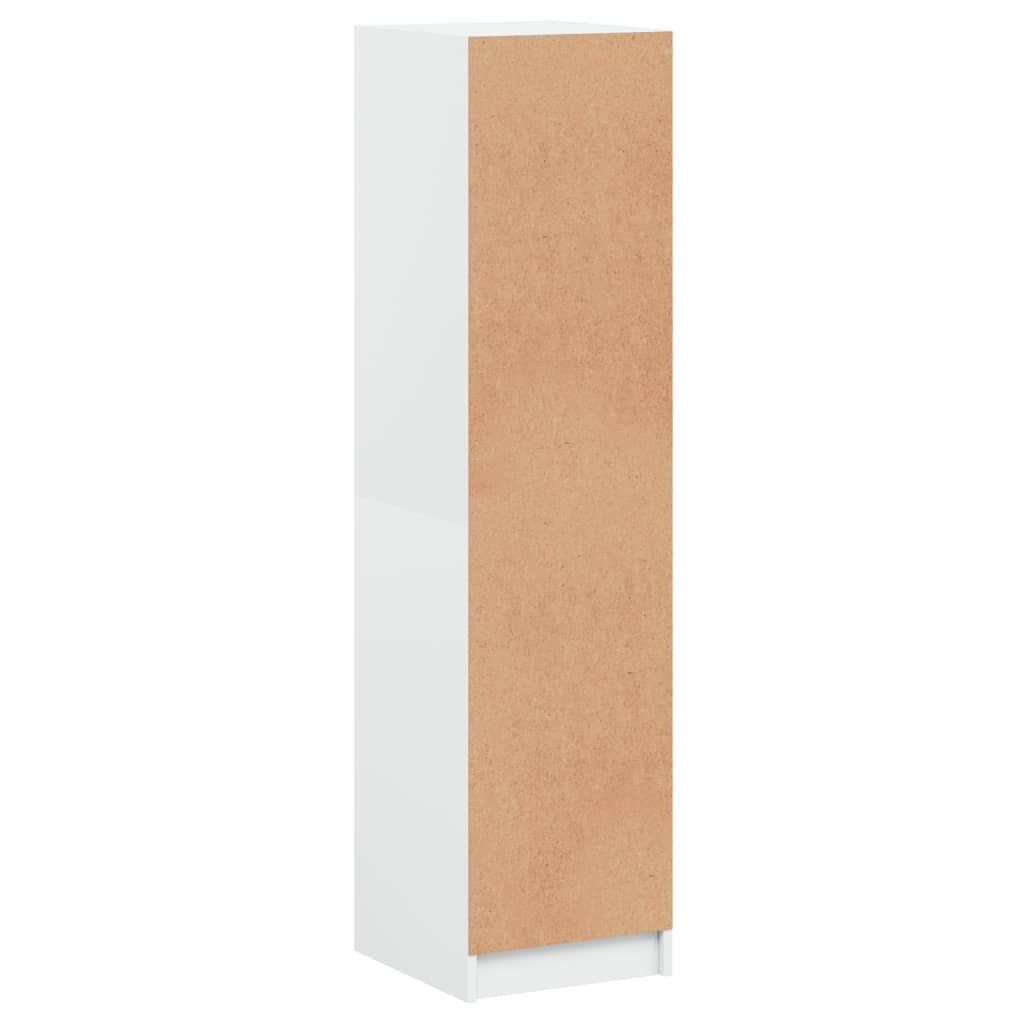 Highboard with Glass Door White 35x37x142 cm Price