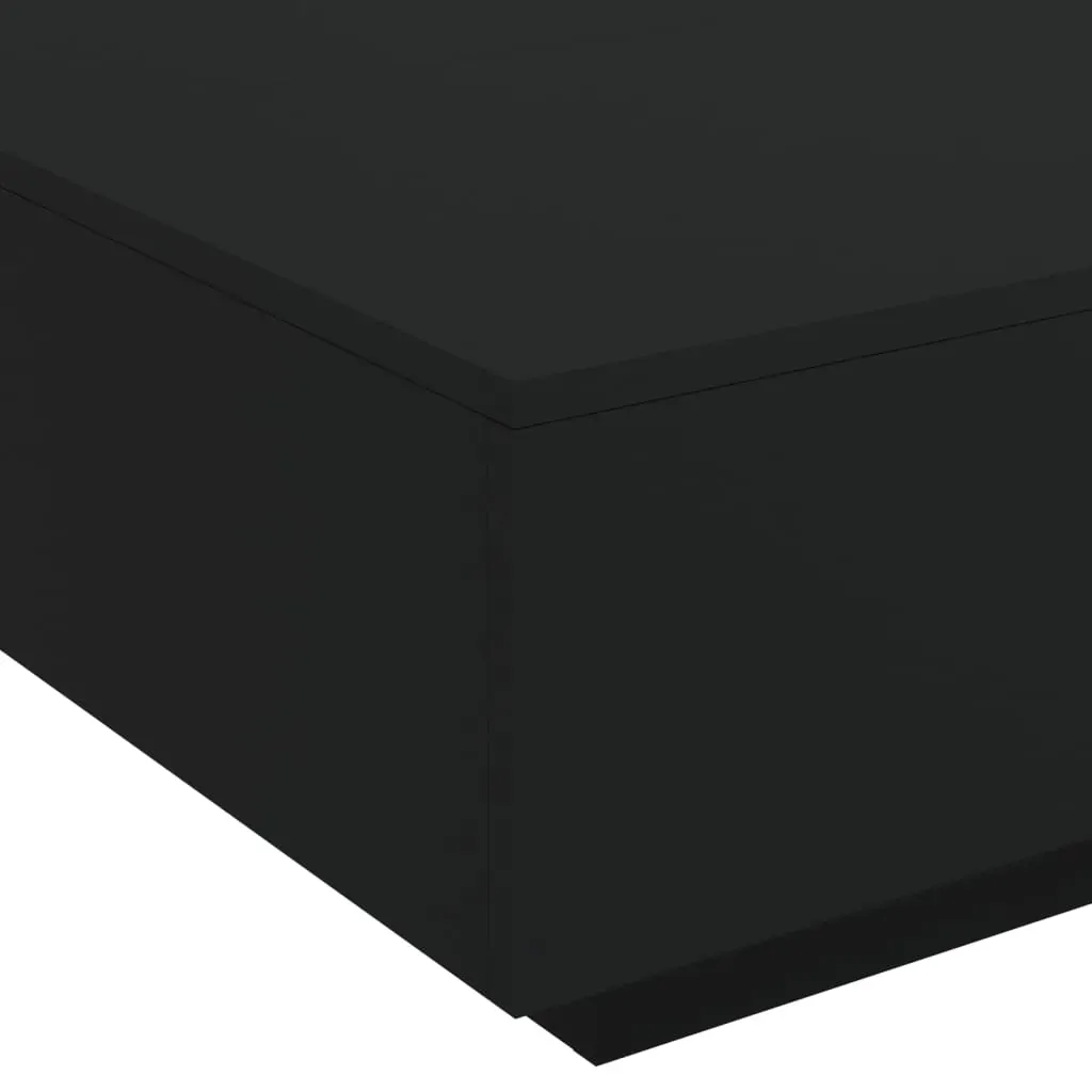 Coffee Table Black 80x80x31 cm Engineered Wood Price