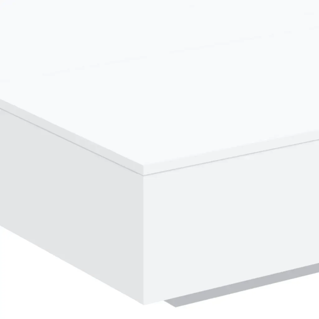 Coffee Table White 100x100x31 cm Engineered Wood Price