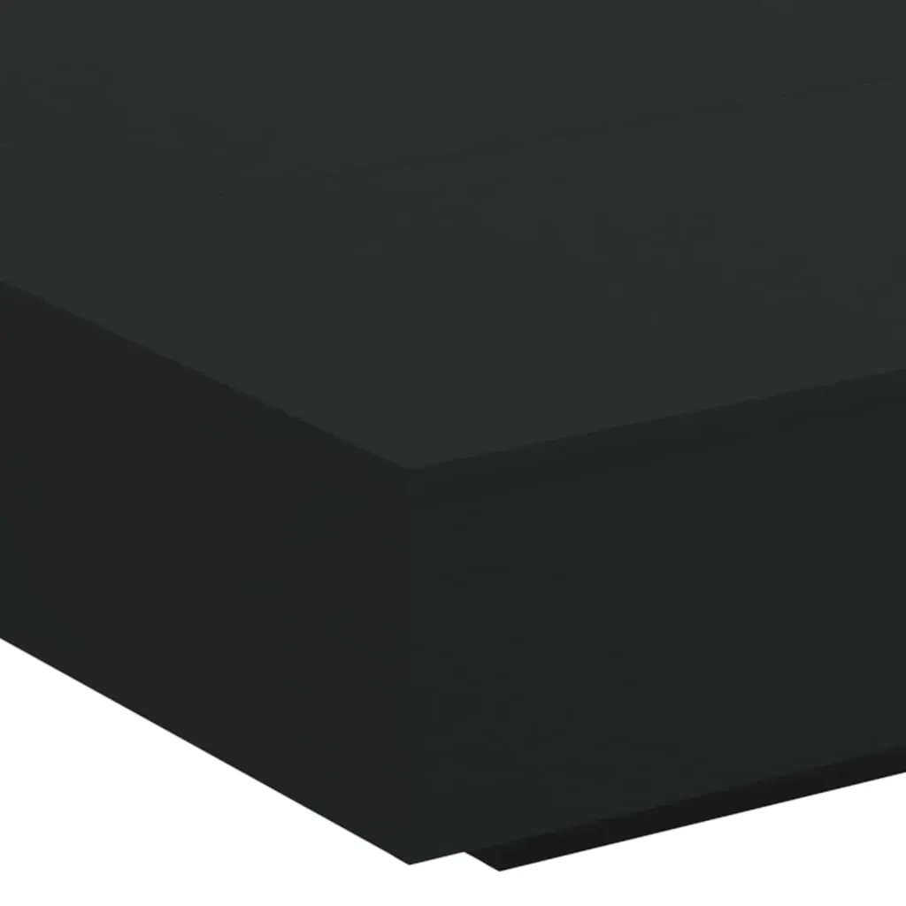 Coffee Table Black 100x100x31 cm Engineered Wood Price